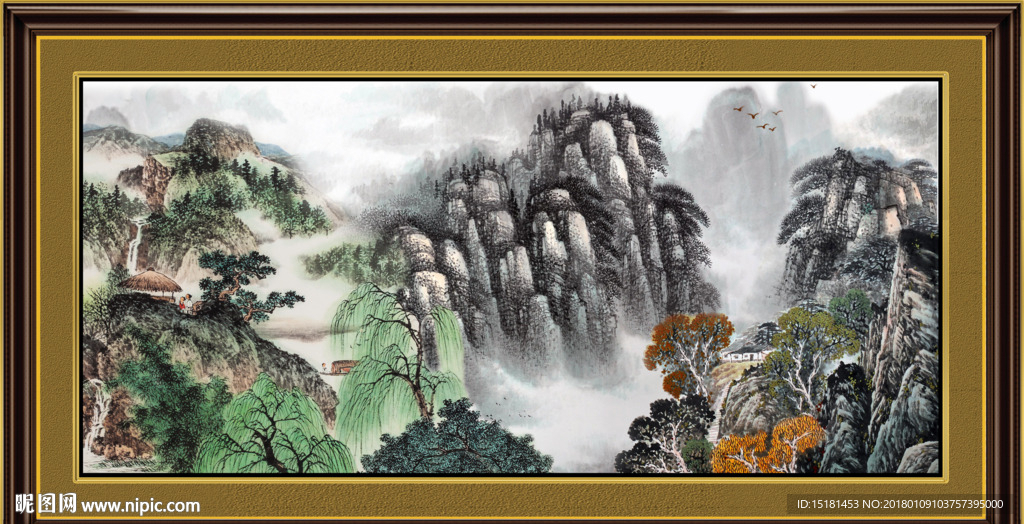 国画山水