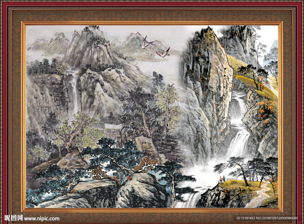 山水国画