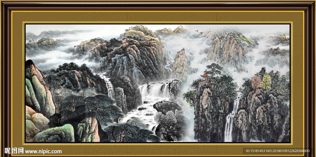 山水国画