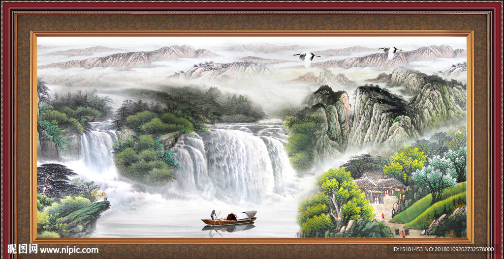 山水国画