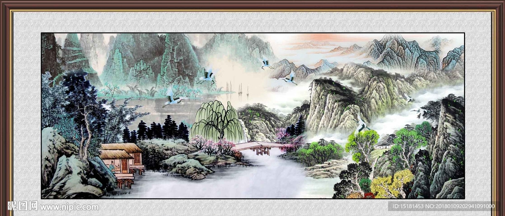 国画山水