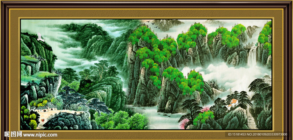 山水国画