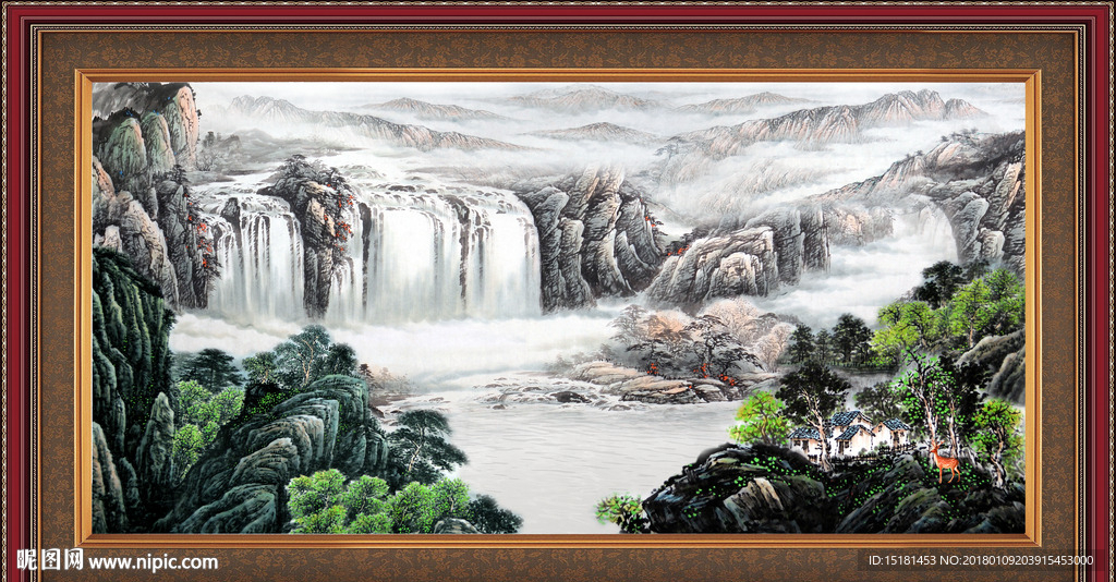 山水国画
