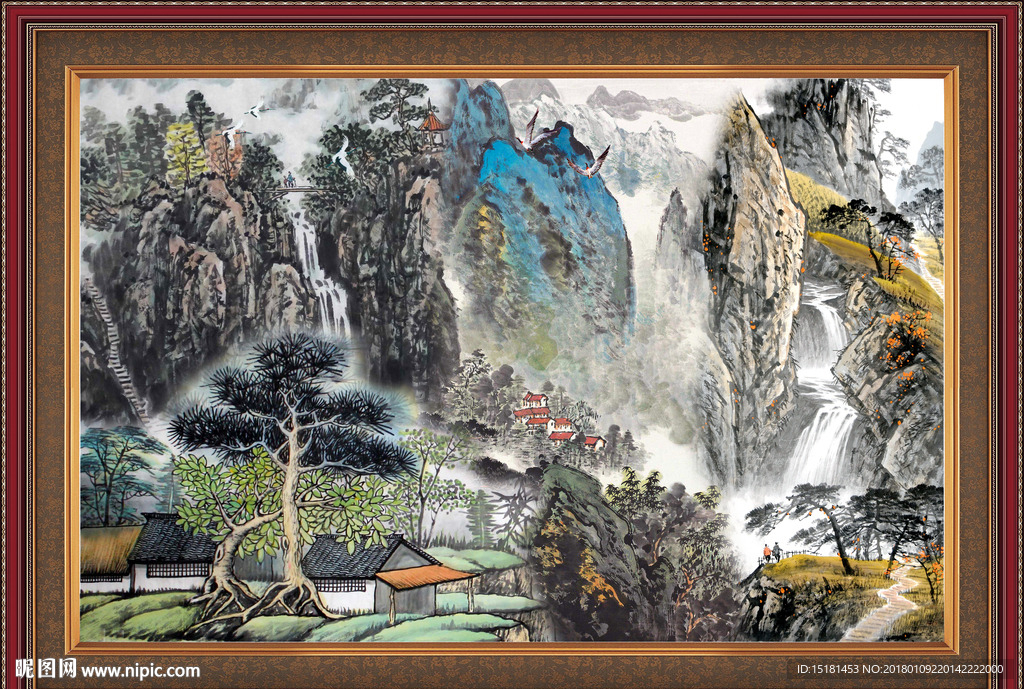 国画山水