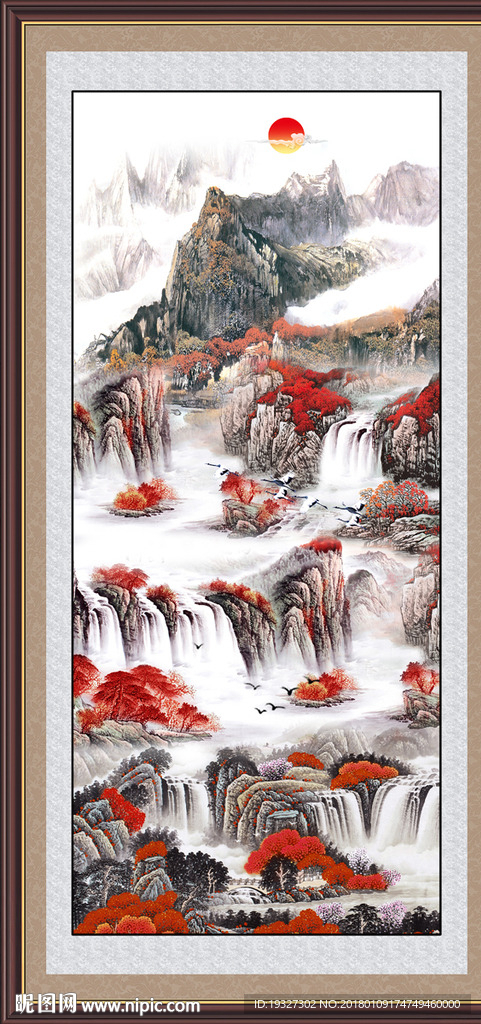 巨幅山水画