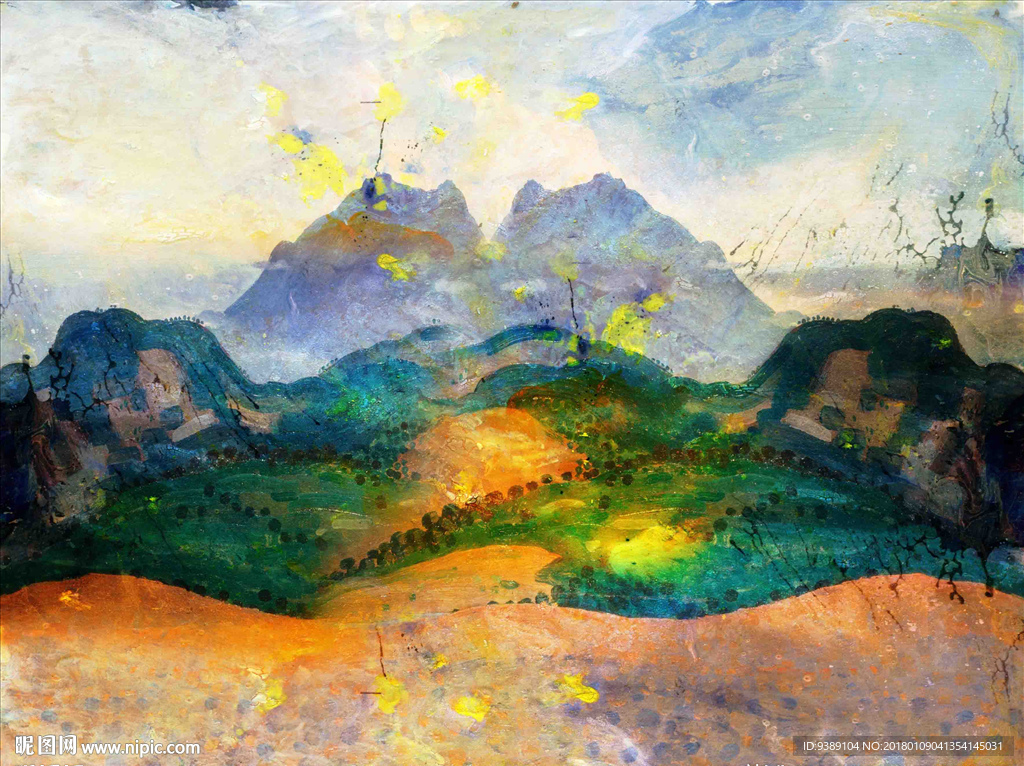 抽象山水