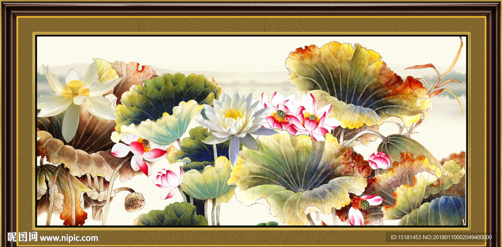 荷花图