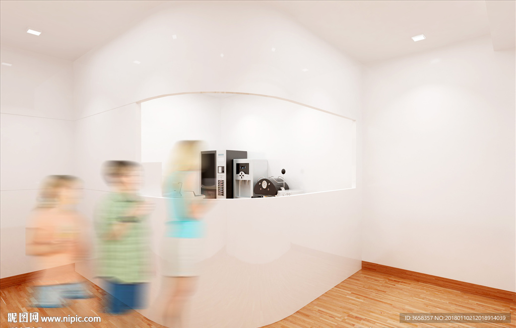 店铺空间智能贴图样机