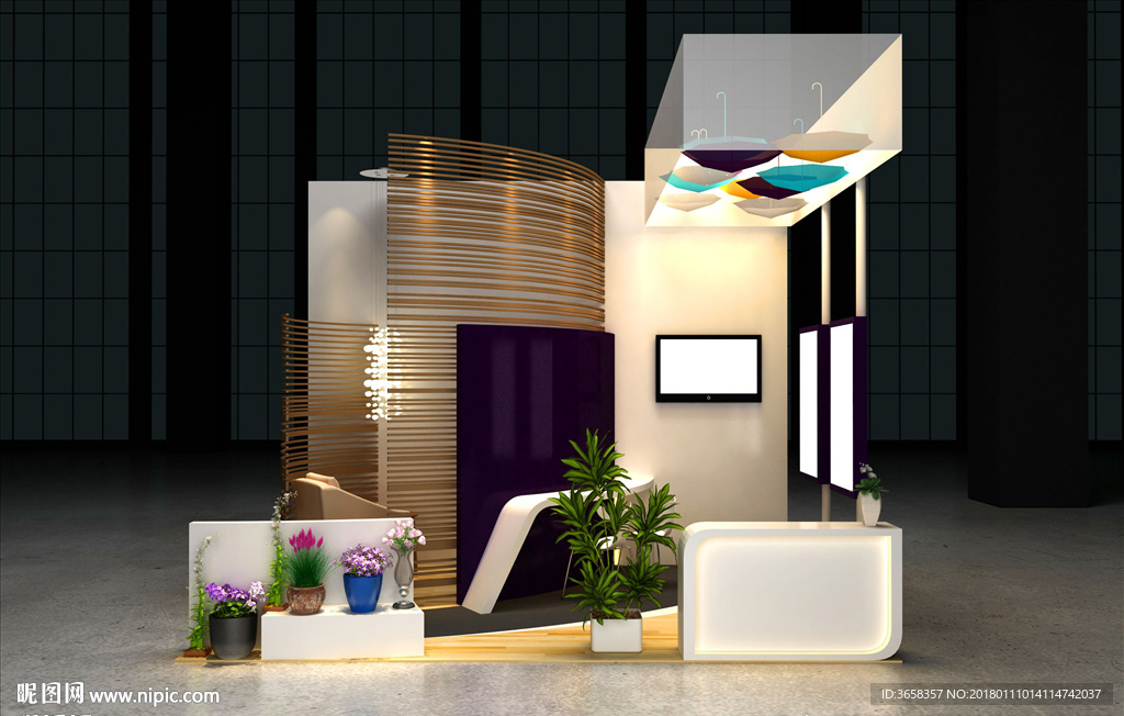 SI终端展示会展广告样机