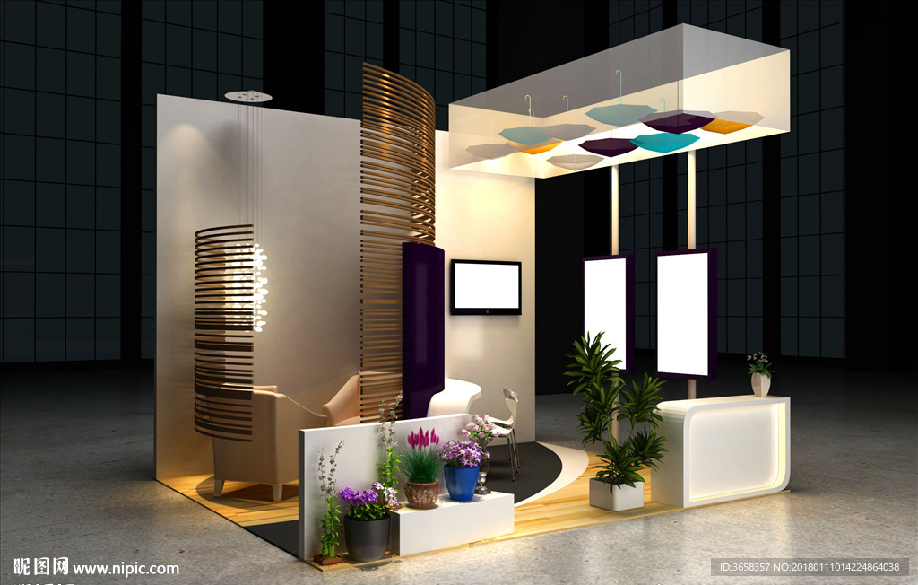 SI终端展示会展广告样机