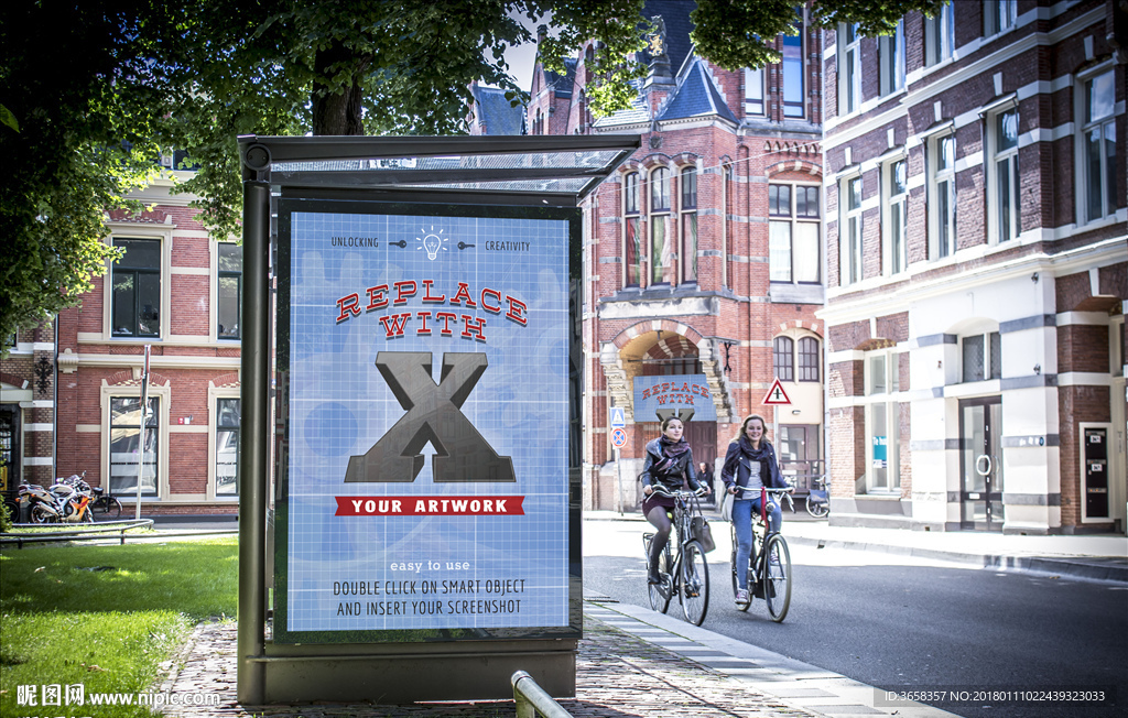 户外海报玻璃灯箱