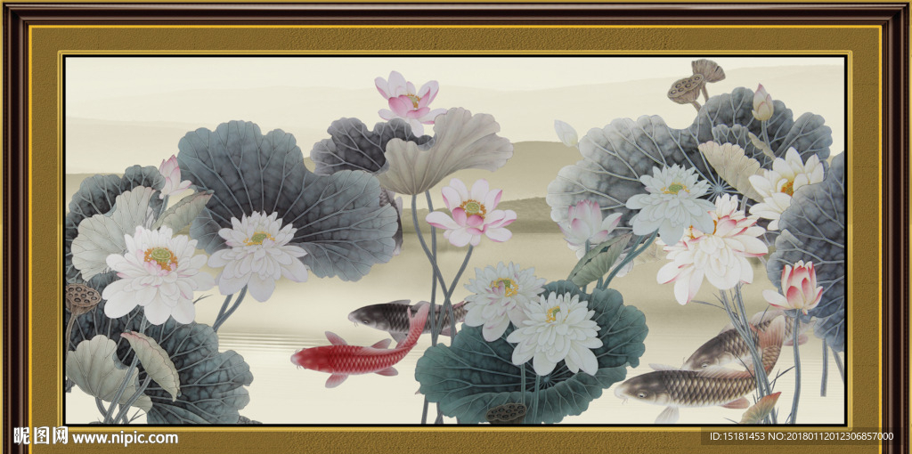 荷花图