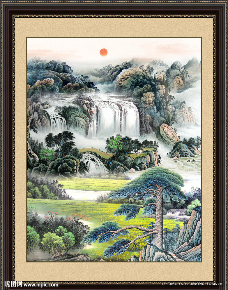 山水国画