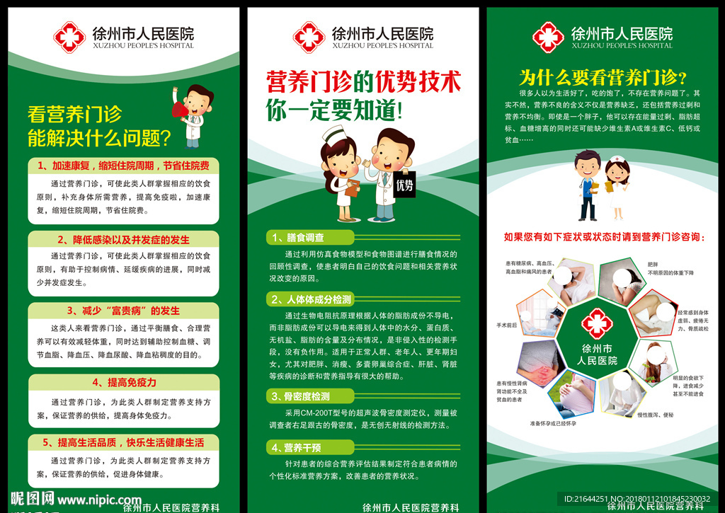 营养科展架