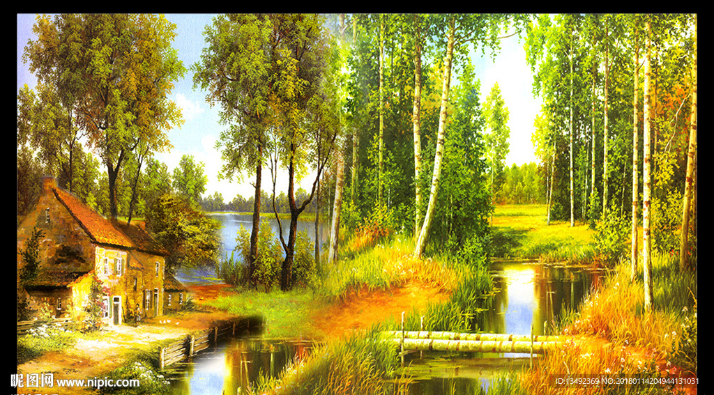 油画风景