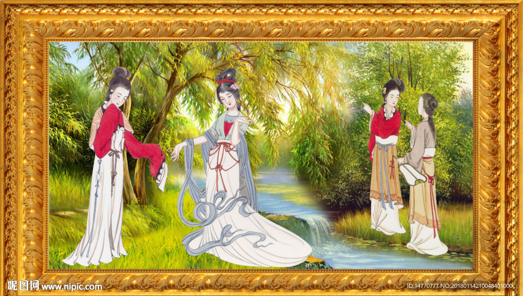 古典美女图