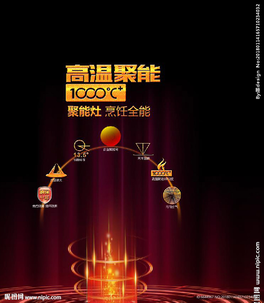 集成灶高温聚能