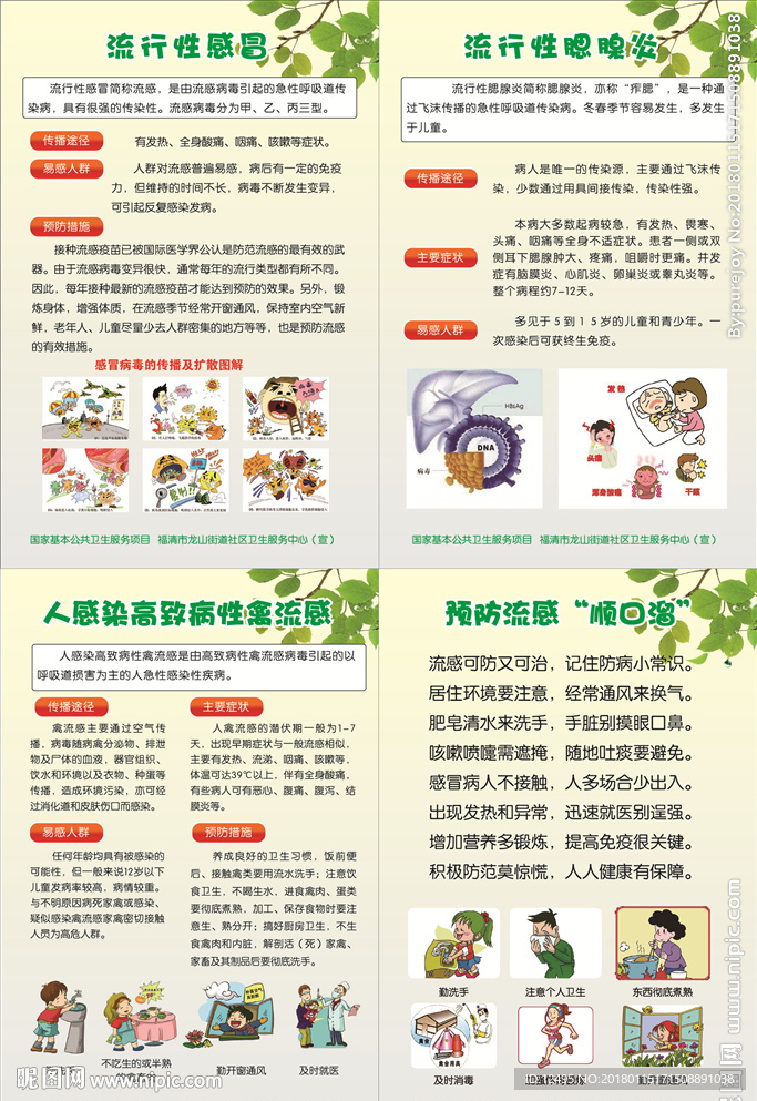 常见传染病海报