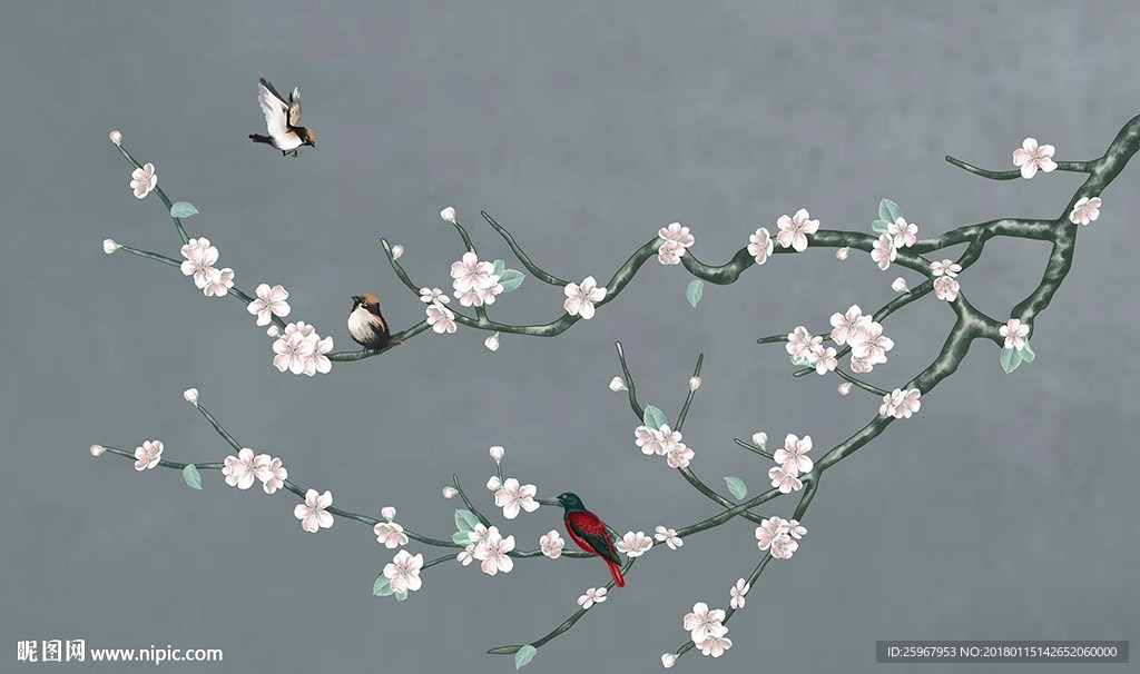 工笔花鸟
