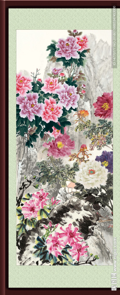 国画牡丹