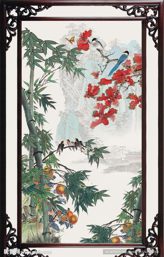 红叶报春