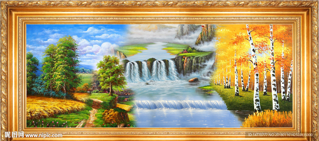 风景山水油画