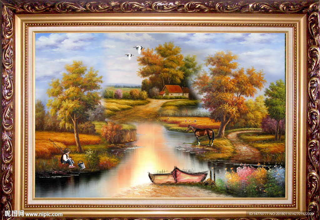油画风景