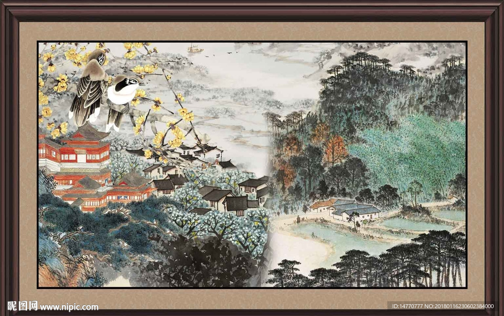 国画风景