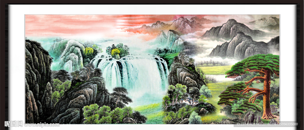 山水国画