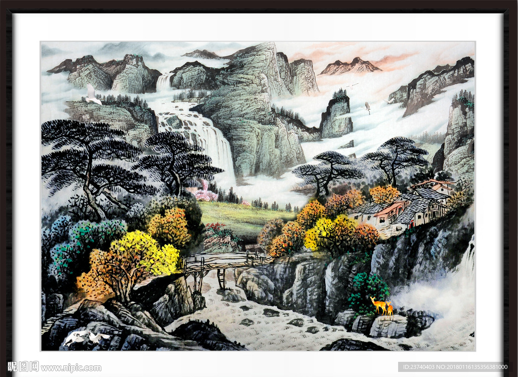 山水国画