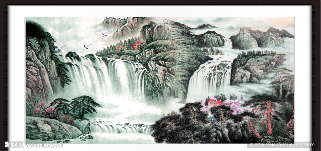 山水国画