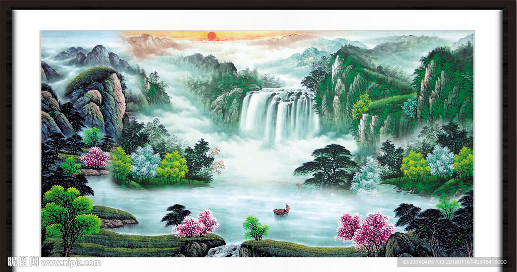 山水国画
