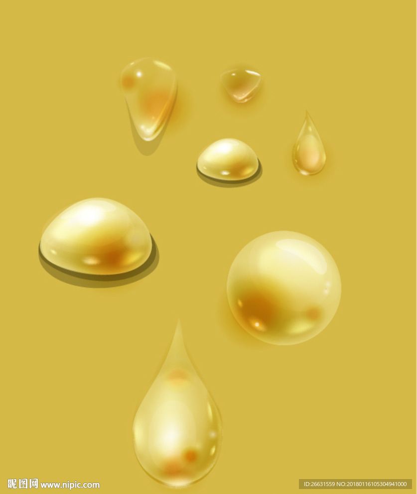 油滴水珠