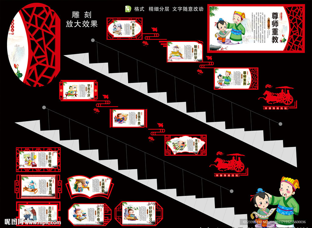 校园楼梯文化