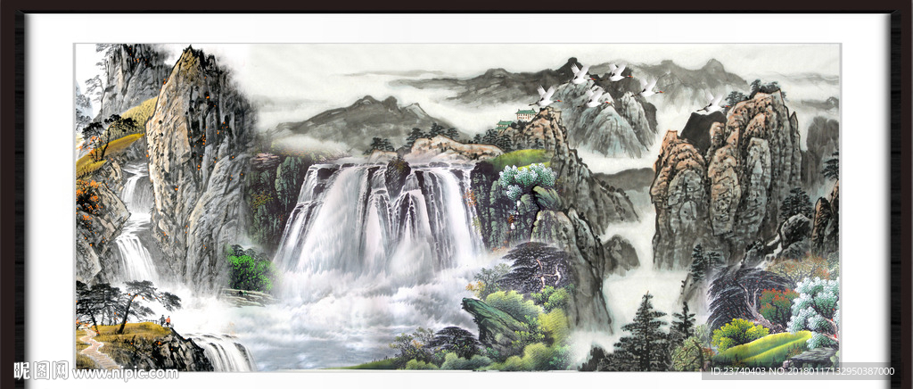 山水国画