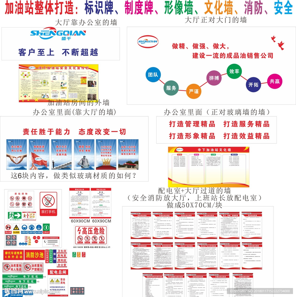 加油站宣传
