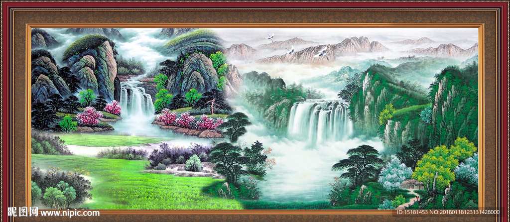 山水国画