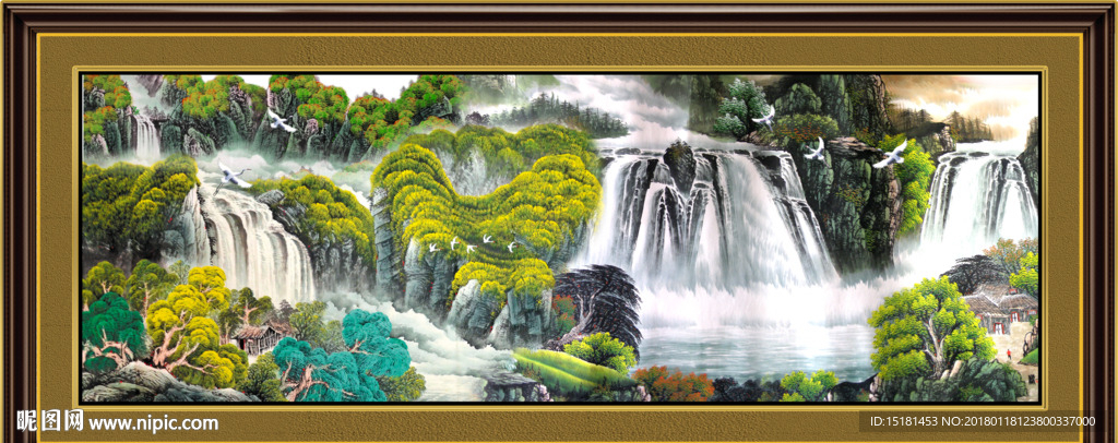 山水国画
