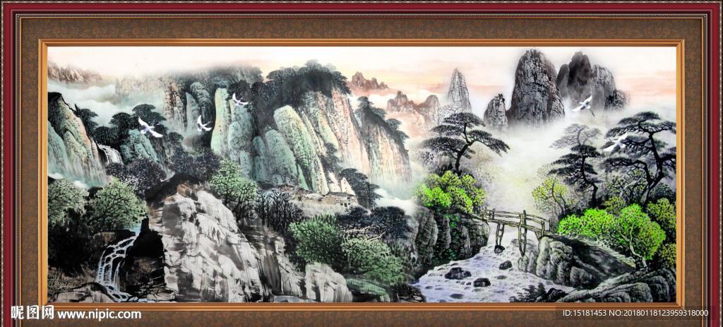 山水国画