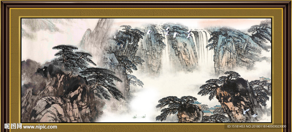 国画山水