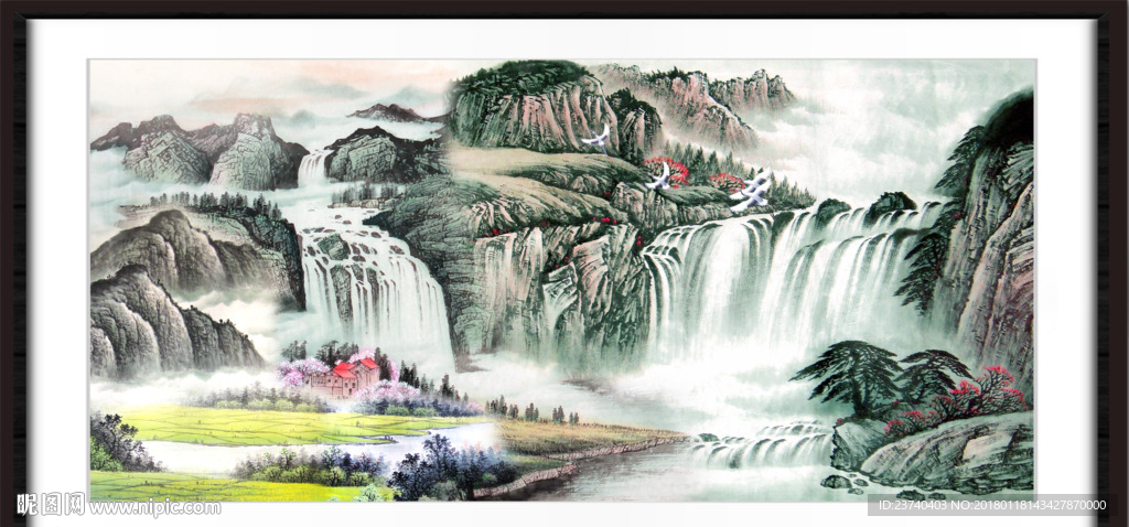 山水国画