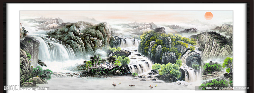 山水国画