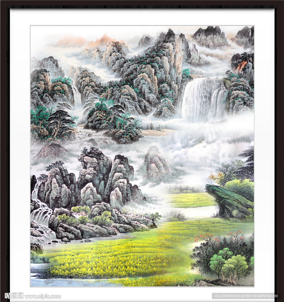 山水国画