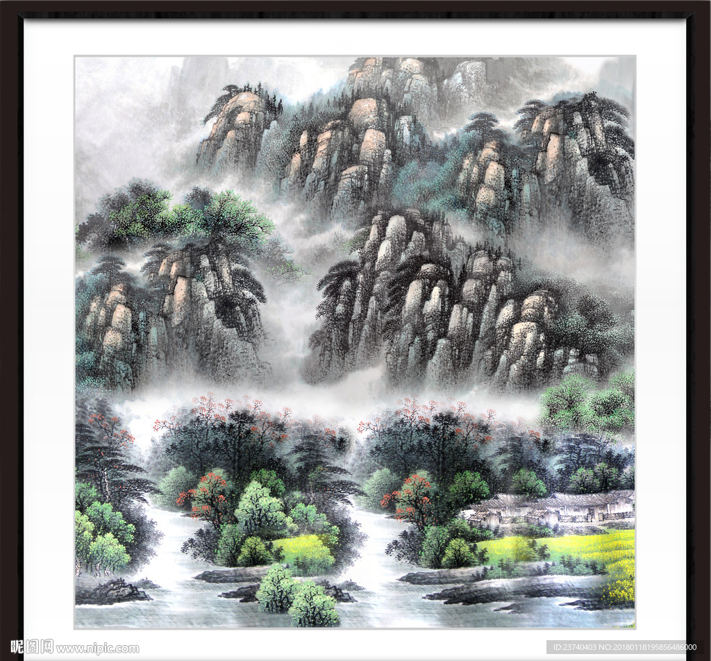 山水国画