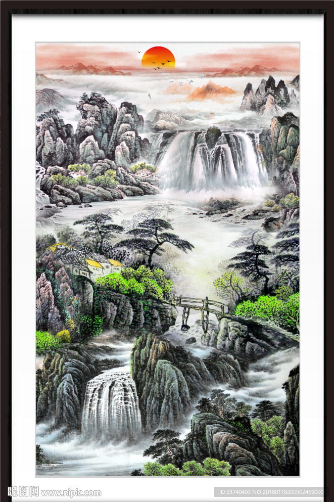 山水国画