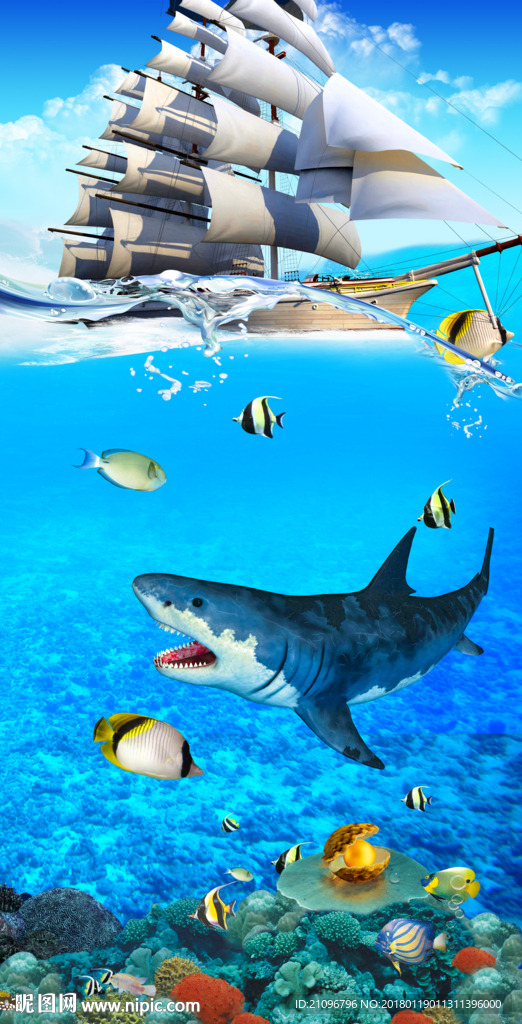 海豚玄关一帆风顺