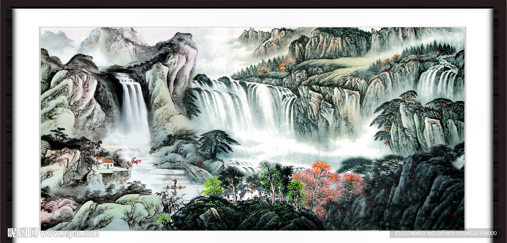 山水国画