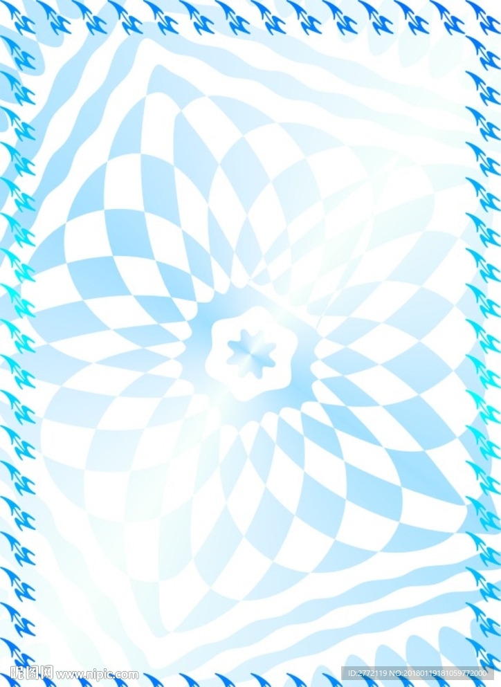 宝蓝冰雪 经销证书纹