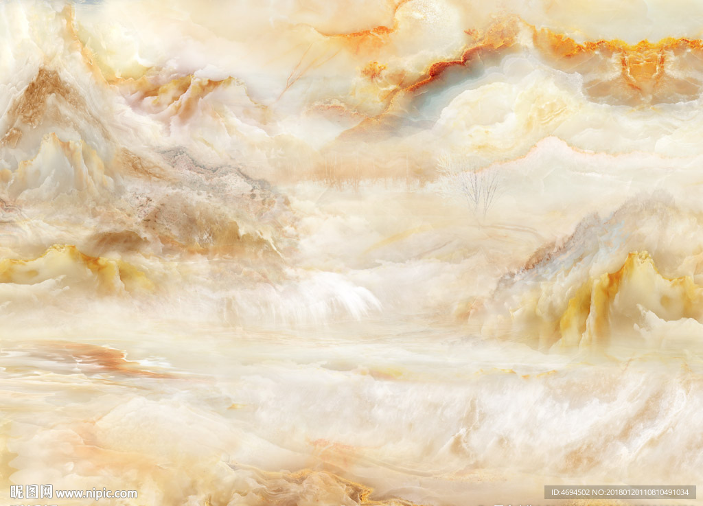 大气山水高清石纹大理石纹背景墙