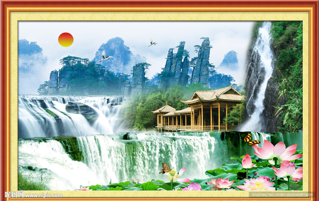 客厅山水画